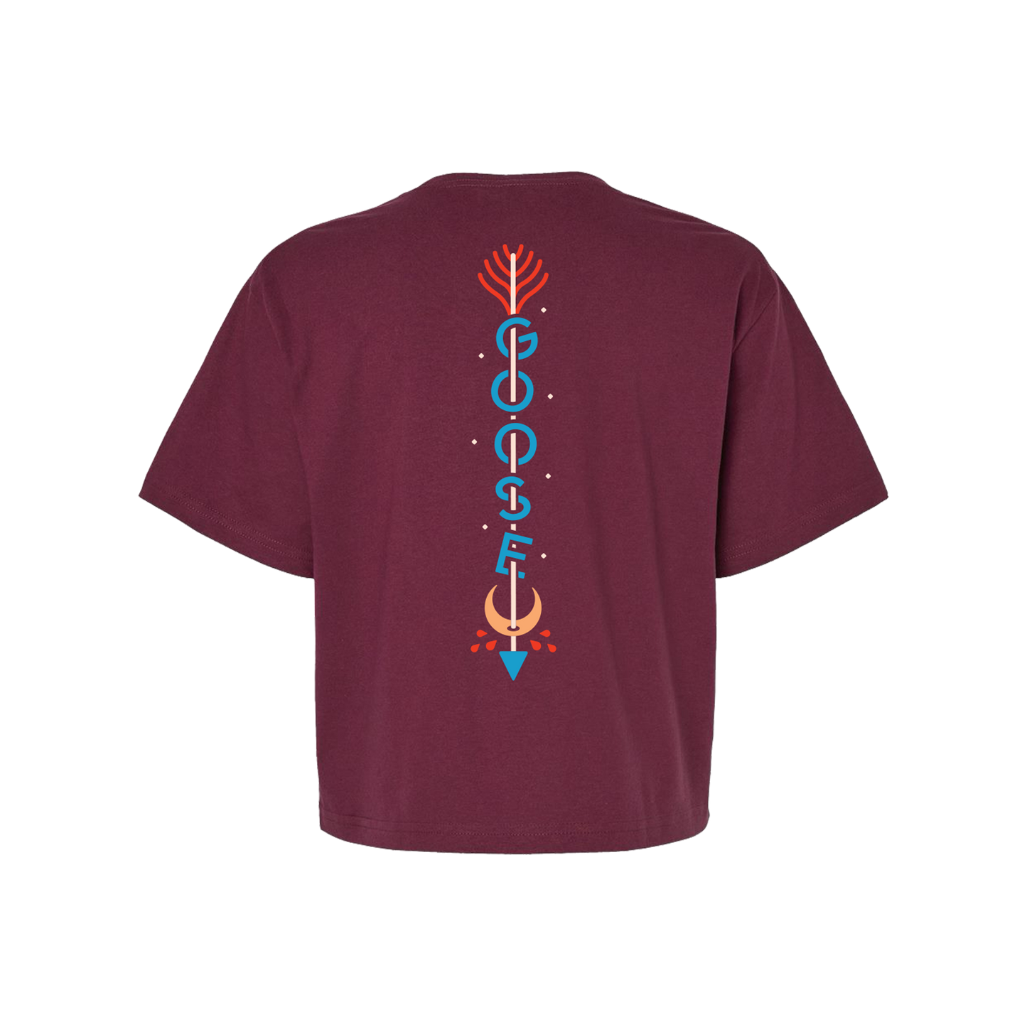 Blood Moon Ladies Crop Tee