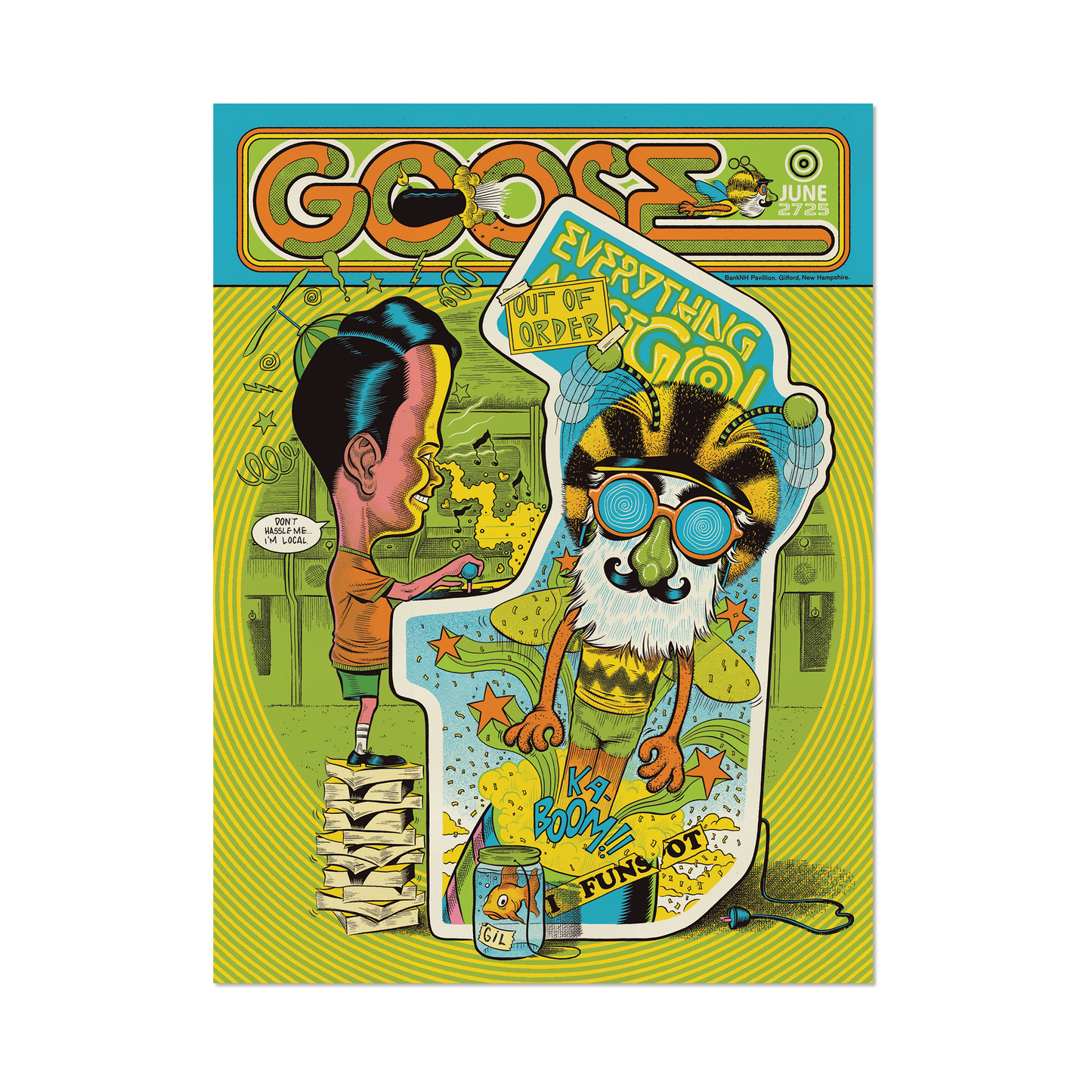 Gilford, NH - 6/27/25 Poster by Ryan Besch