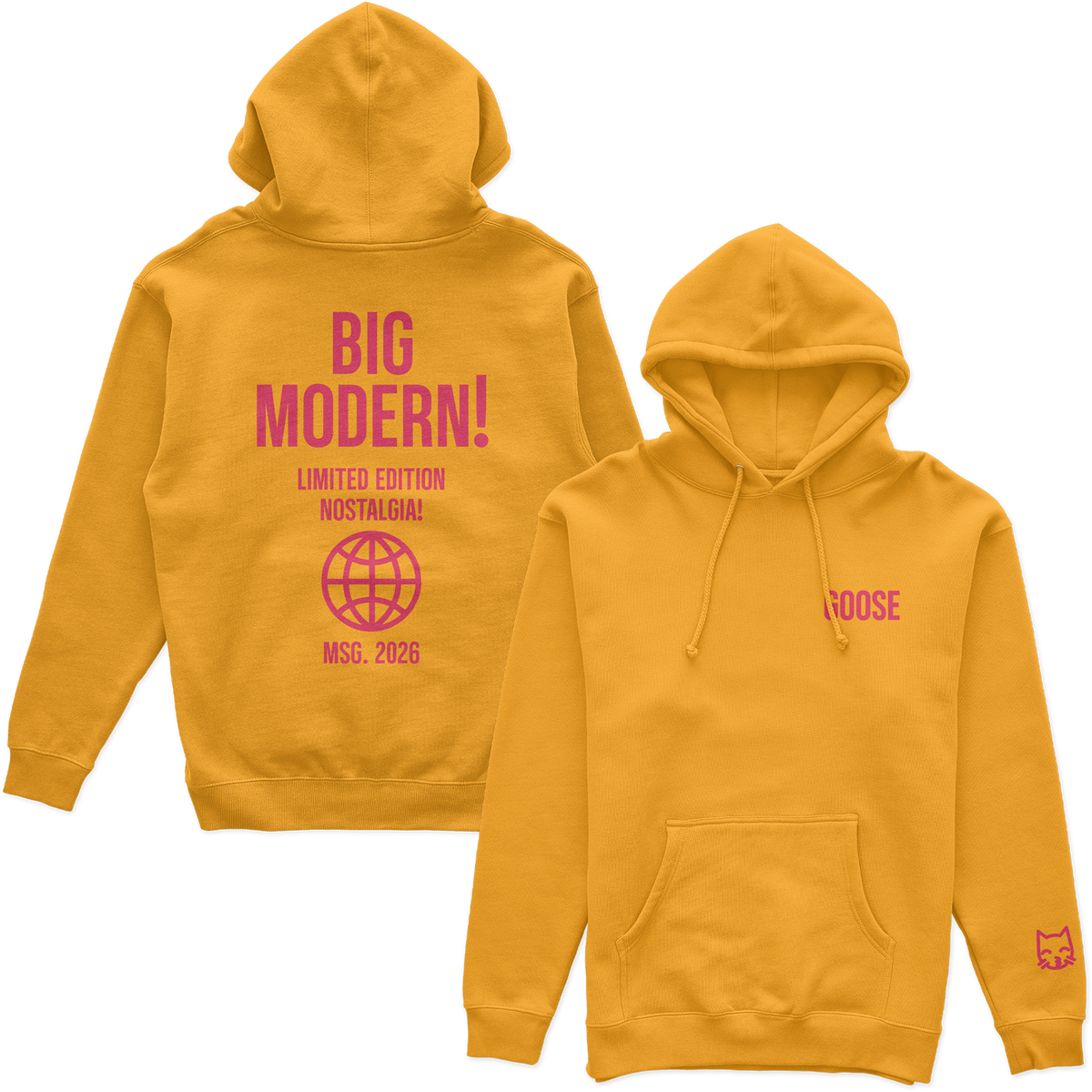 Big Modern! Nostalgia Hoodie - Gold