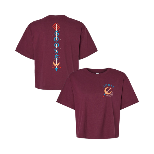 Blood Moon Ladies Crop Tee