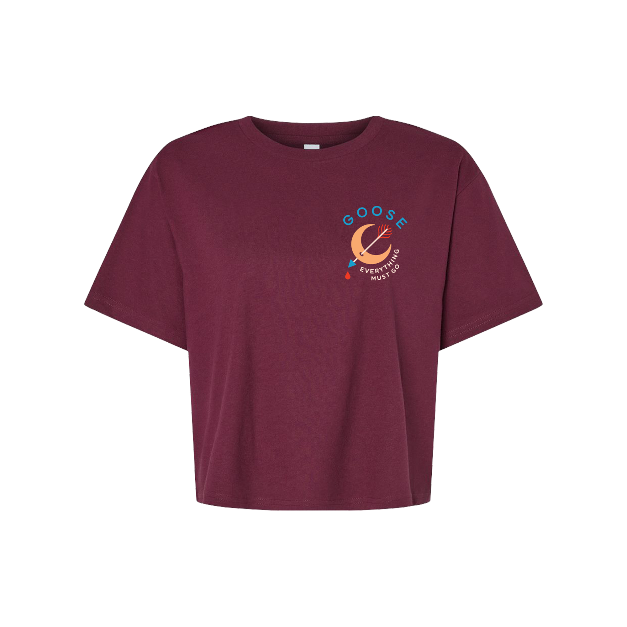 Blood Moon Ladies Crop Tee