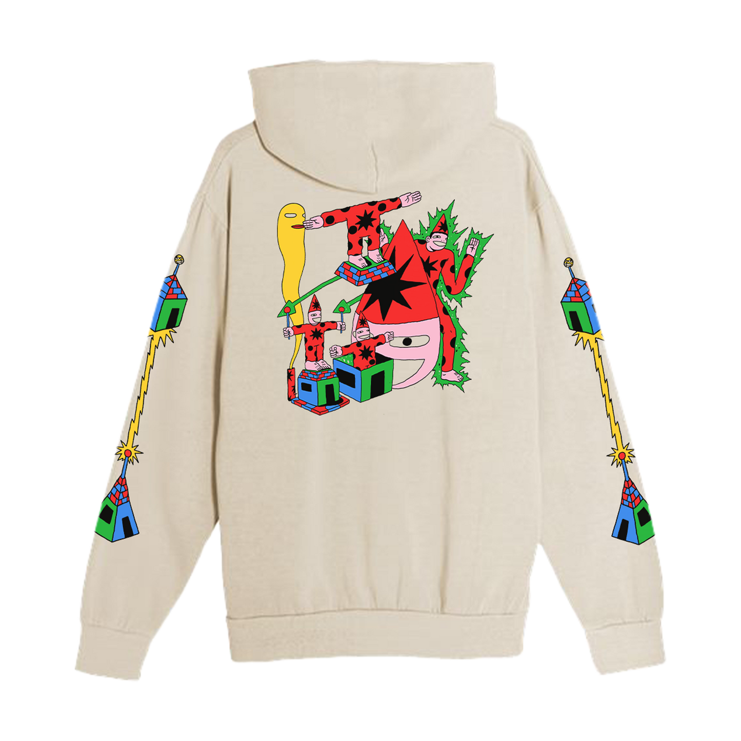 Four Headed Pullover Hoodie