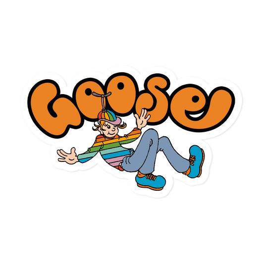 Rainbow Kid Clear Sticker