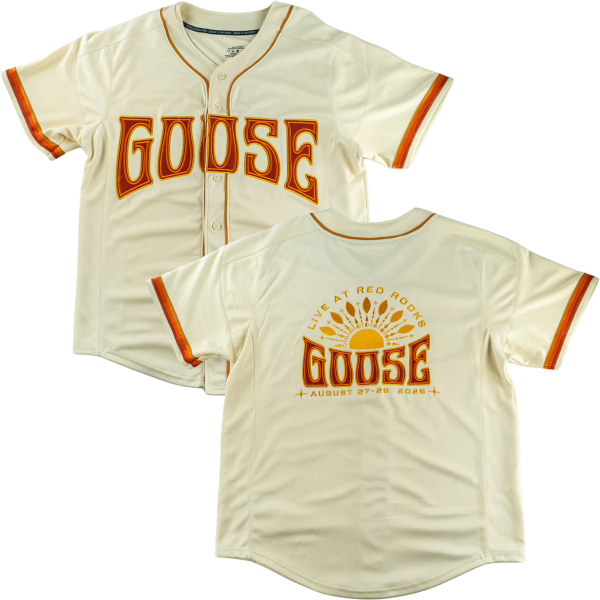 Red Rocks 2026 Baseball Jersey