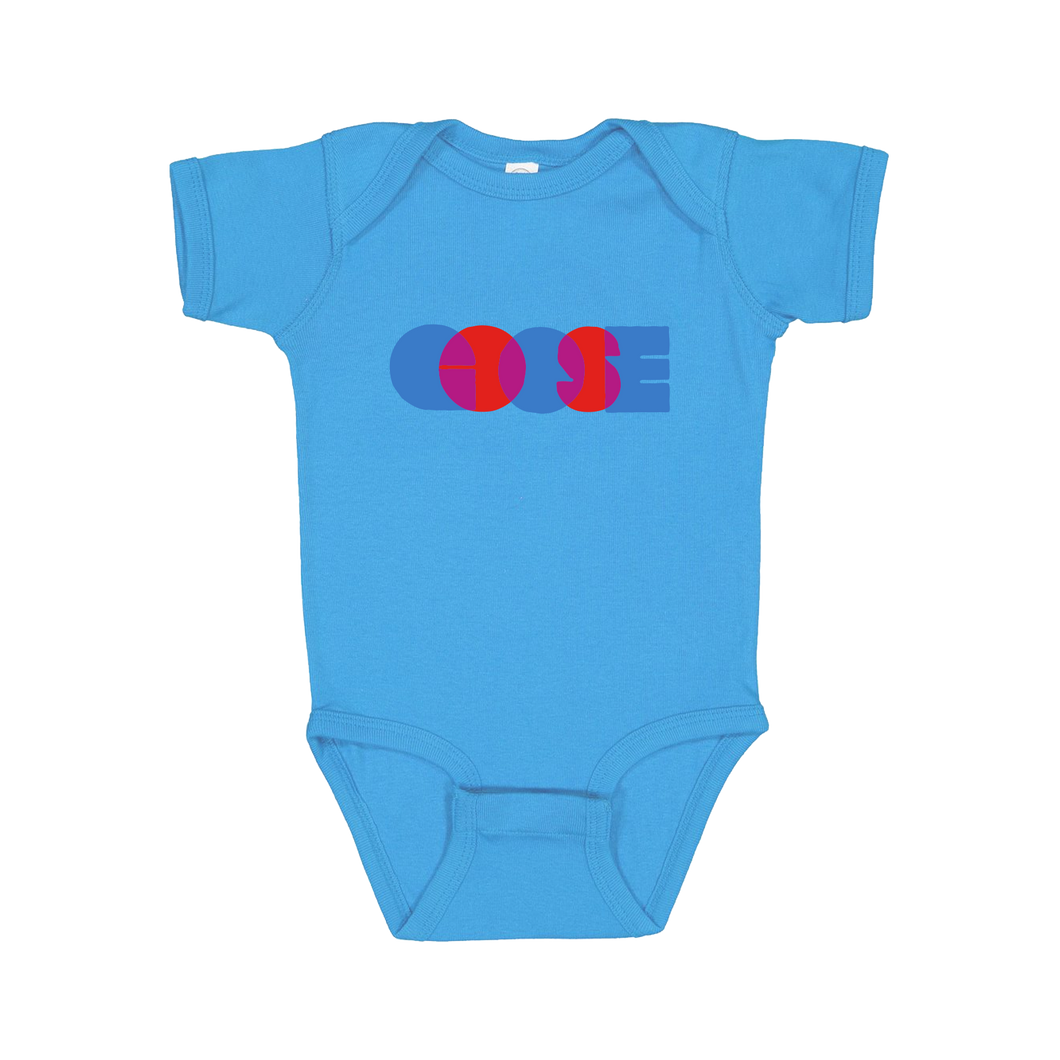 Stacked Logo Baby Onesie