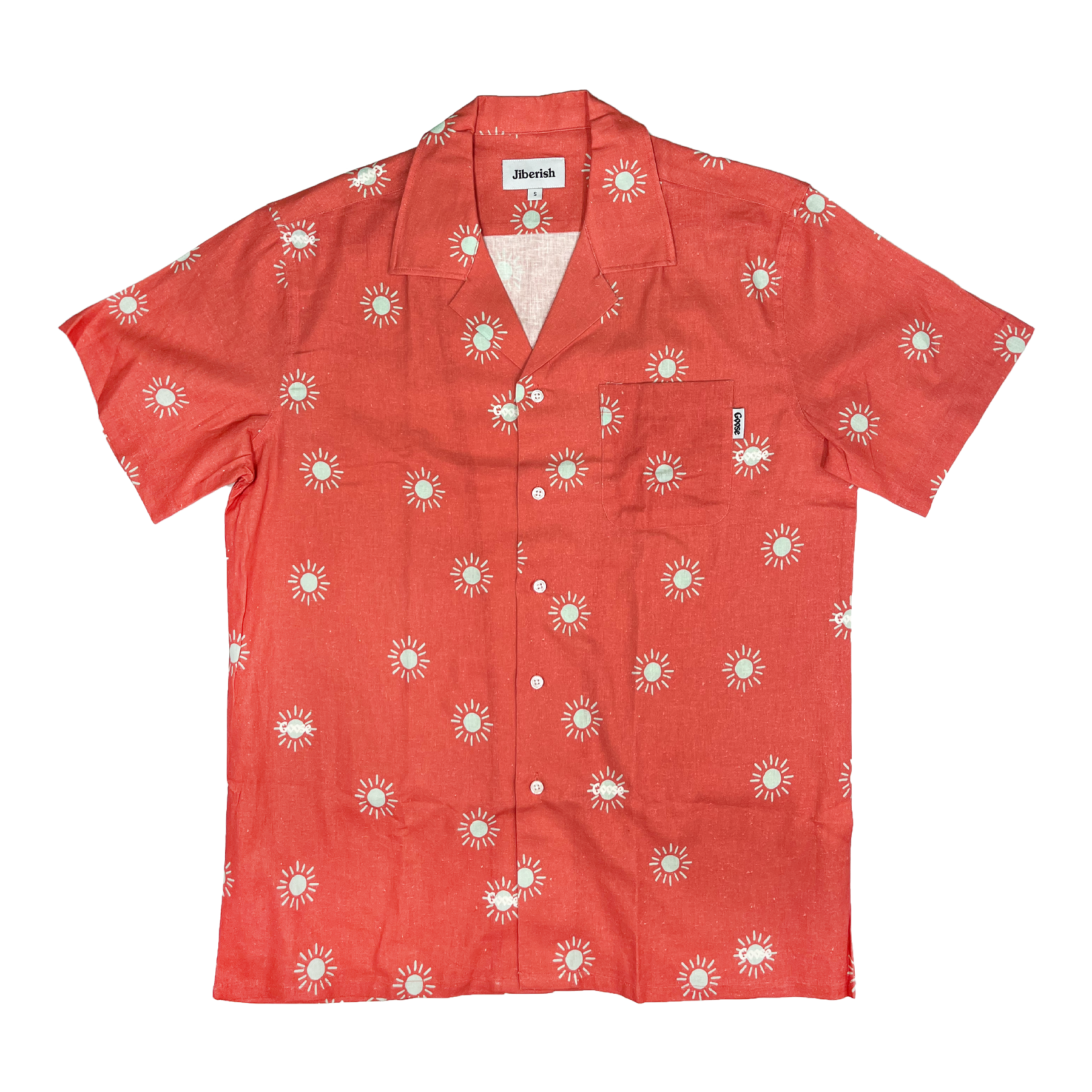 Goose x Jiberish Red Button Down
